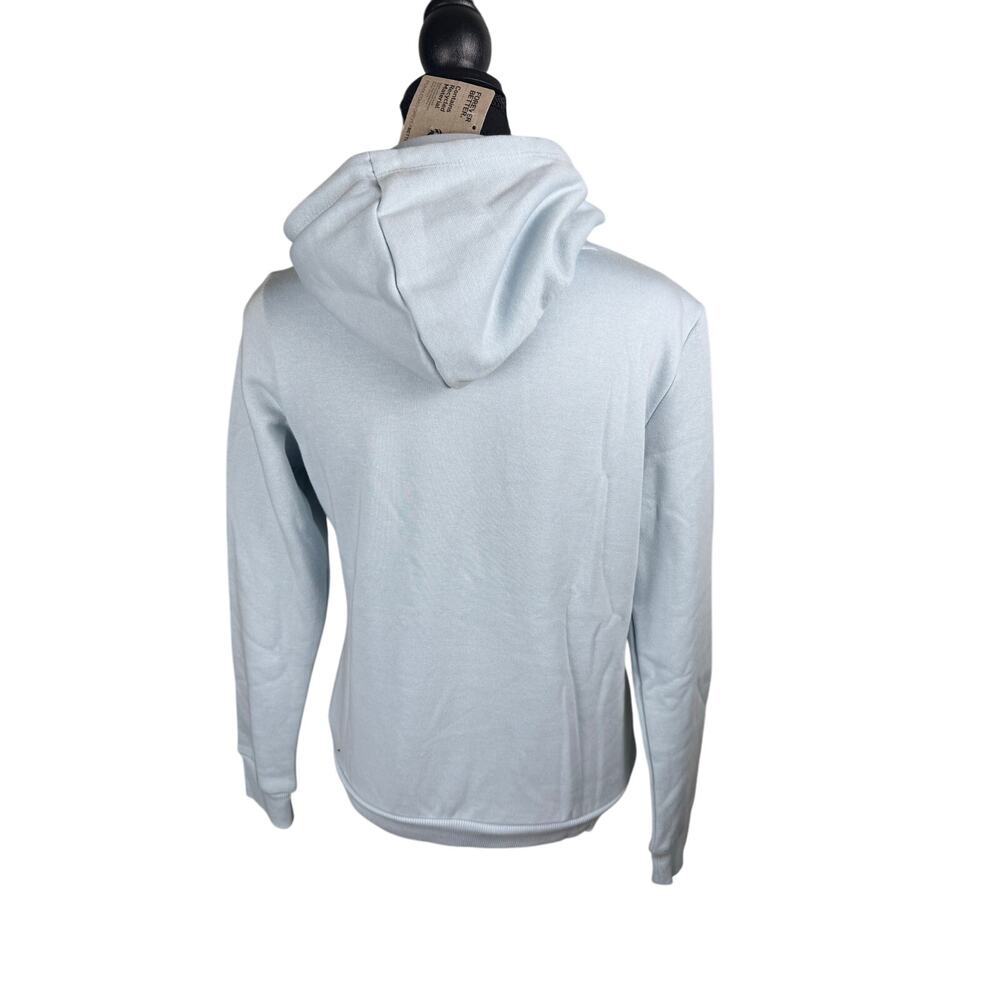 Puma Women's Essential+ Logo Fleece Hoodie NWT FROSTED DEW SIZE S - Picture 4 of 9